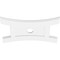 Ekena Millwork Haven Architectural Grade PVC Ceiling Medallion, 28"W x 18 5/8"H x 3"ID x 6"C x 1"P, One-Piece CMP28X18HN-03000 - alternate 4